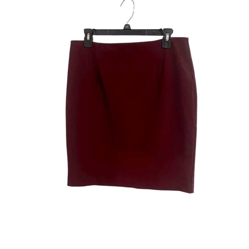 2000s Forever21 Maroon Pencil Skirt | Red Vintage Y2K | Size Large
